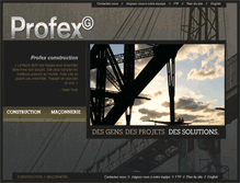 Tablet Screenshot of groupeprofex.com